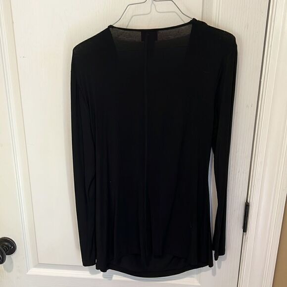 New V Cristina black blouse with silver button detail - Picture 4 of 4